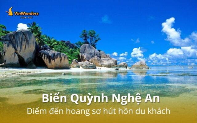 Biển Quỳnh Nghệ An là điểm đến hoang sơ hút hồn du khách