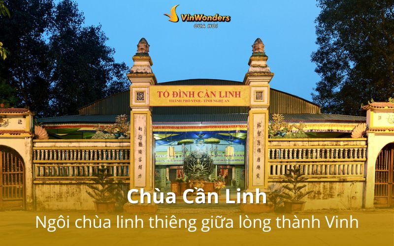 Chùa Cần Linh là ngôi chùa linh thiêng giữa lòng thành Vinh