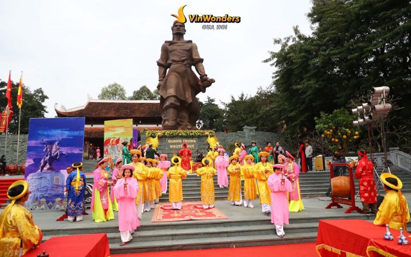 Đền thờ Vua Quang Trung diễn ra nhiều lễ hội