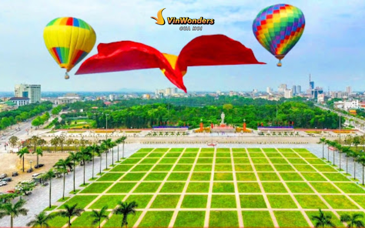 Quảng Trường Hồ Chí Minh Nghệ An: Toàn cảnh không gian 